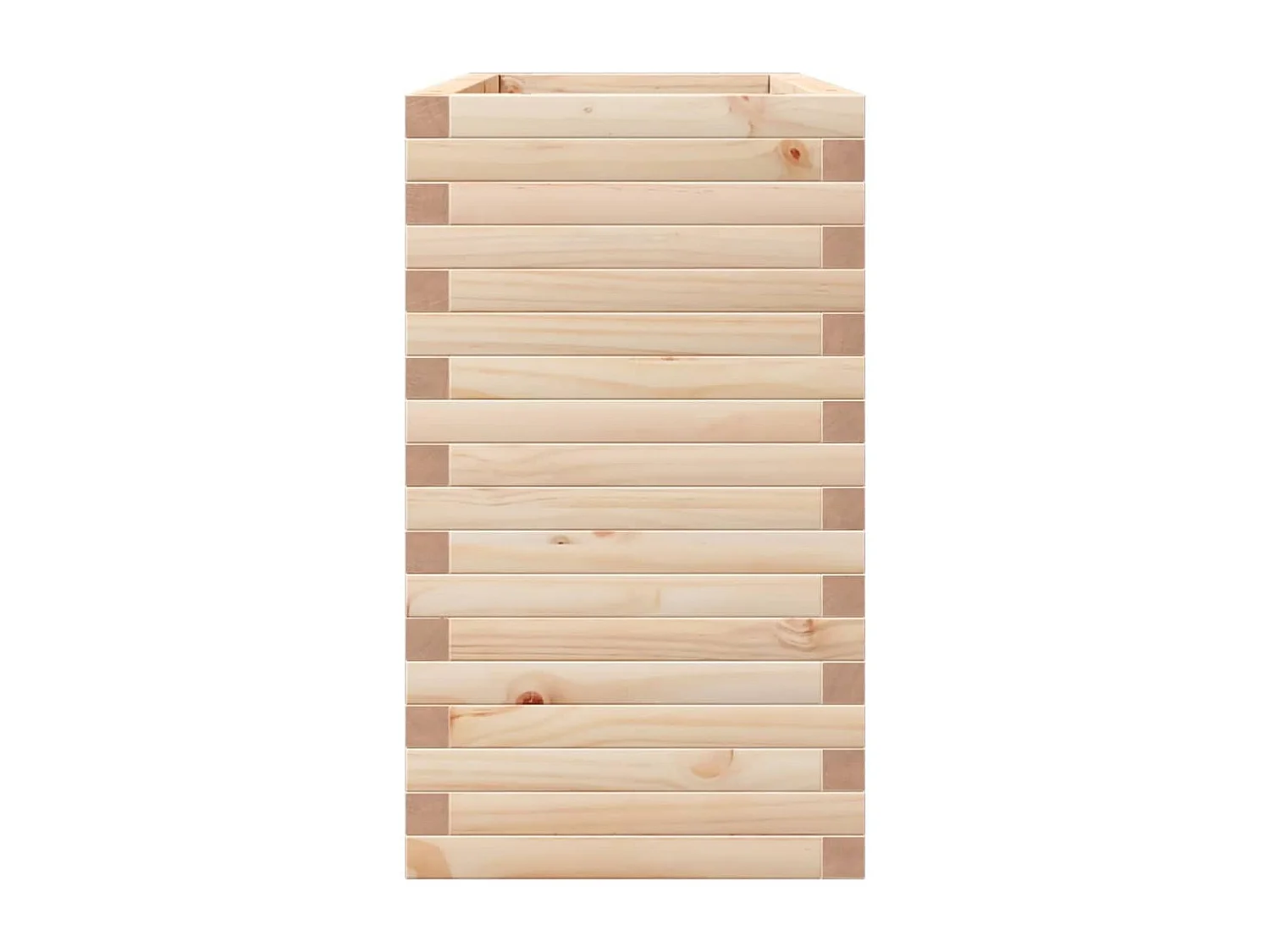 Jardinera madera maciza de pino 90x40x68,5 cm