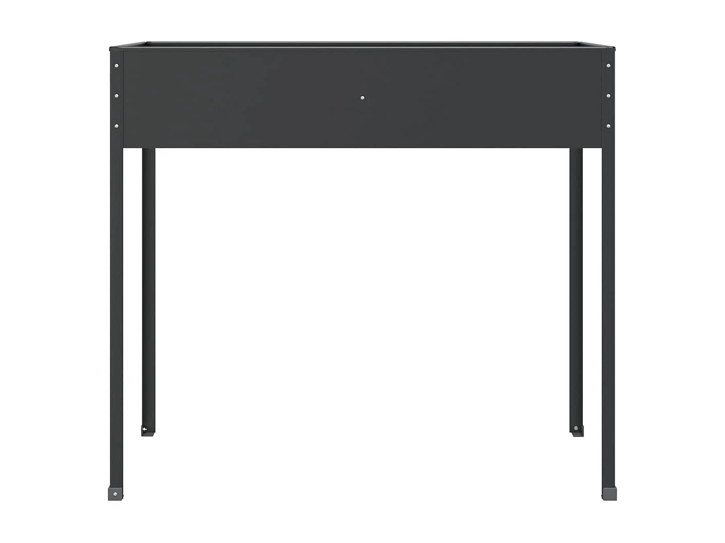 Jardinières 2 pièces Anthracite Acier galvanisé