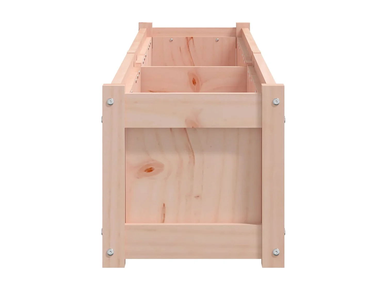 Vaso/floreira de jardim 180x31x31 cm madeira de douglas maciça