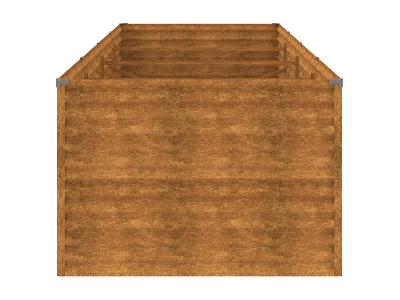 Jardinera acero corten 386x100x69 cm