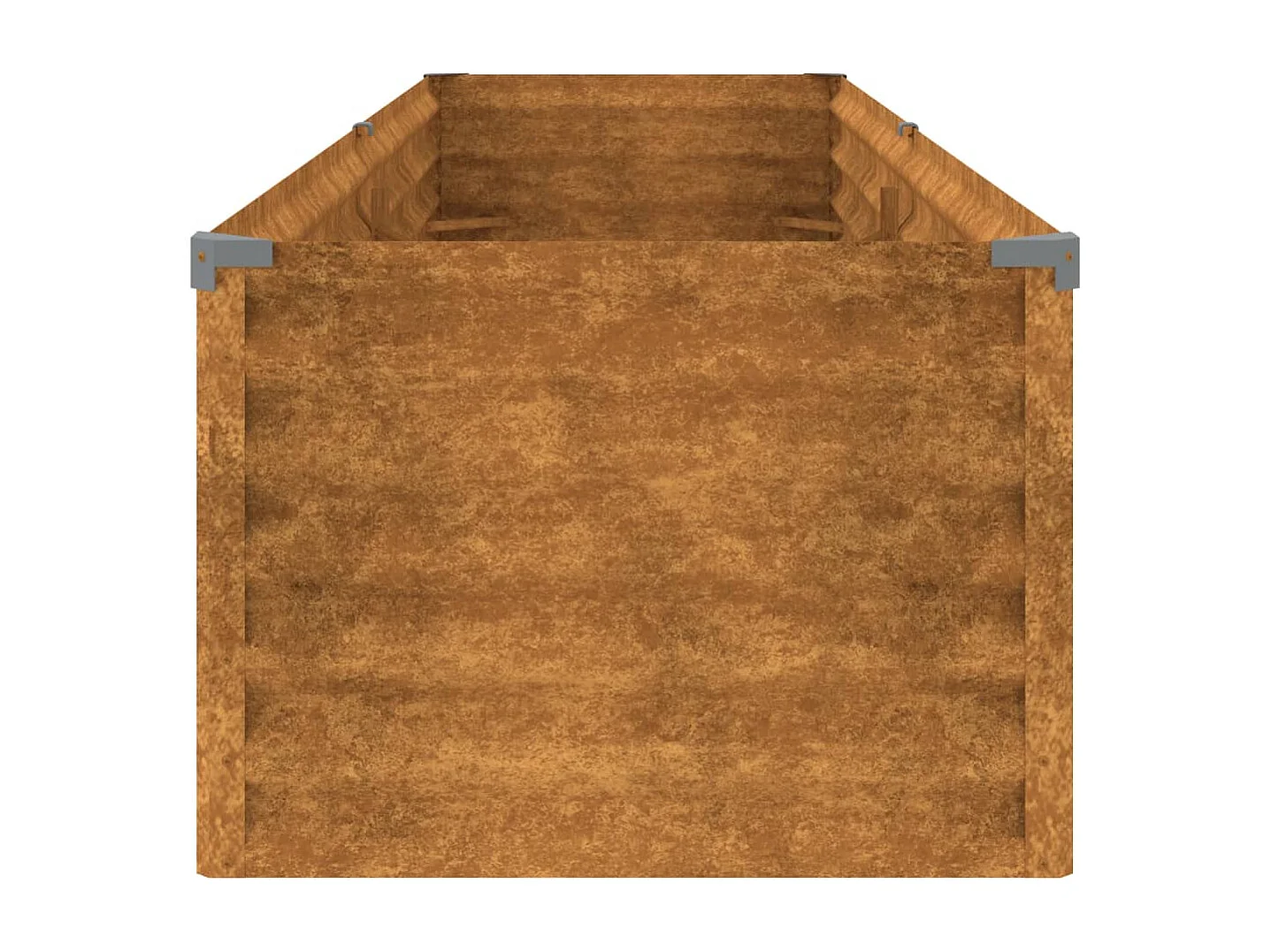 Jardinera acero corten 194x50x36 cm