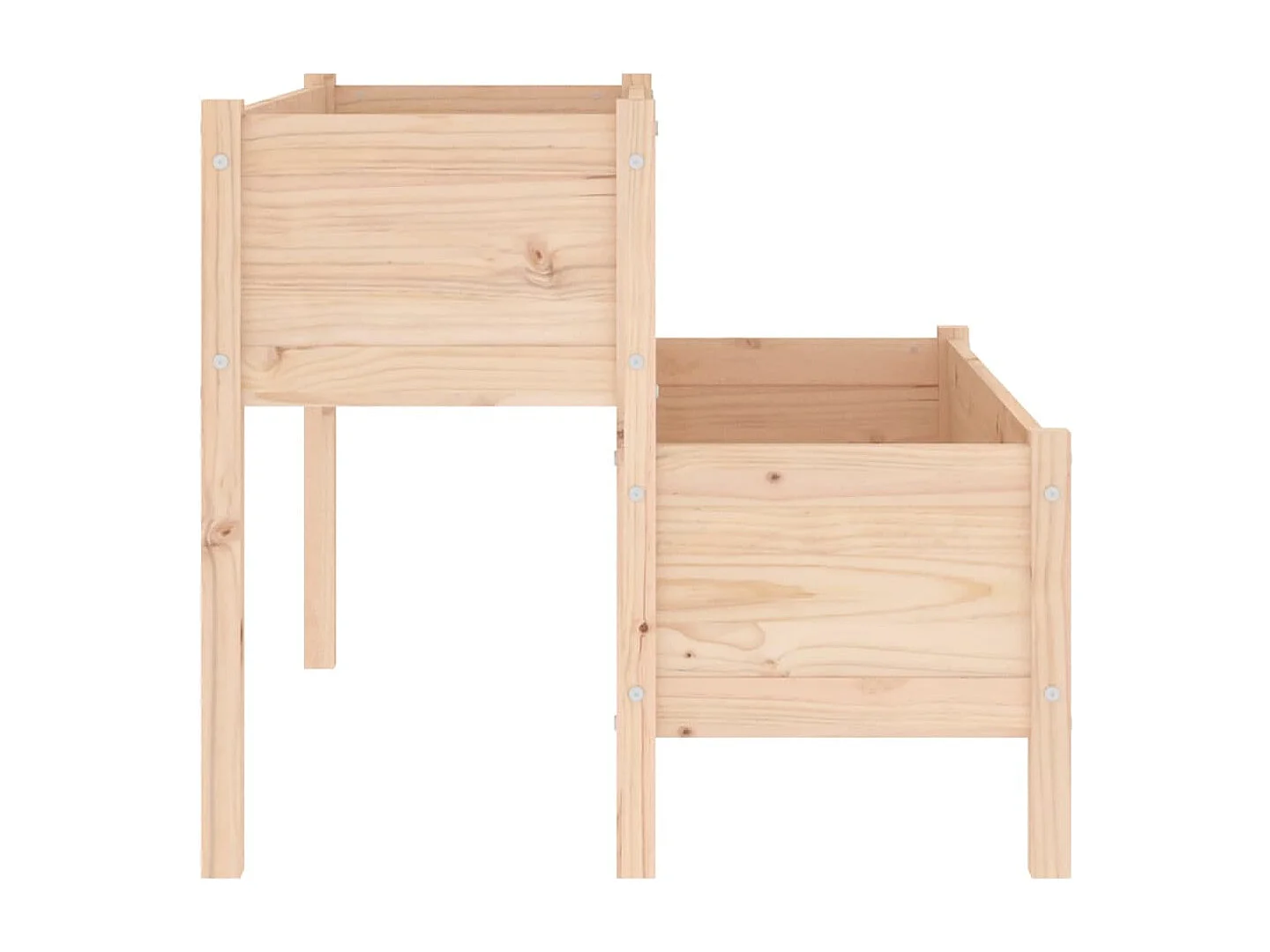 Jardinière 110x84x75 cm Bois massif de pin