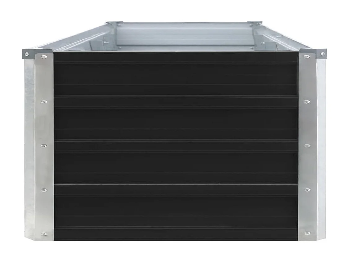 Lit surélevé de jardin Acier galvanisé 320x40x45 cm Anthracite