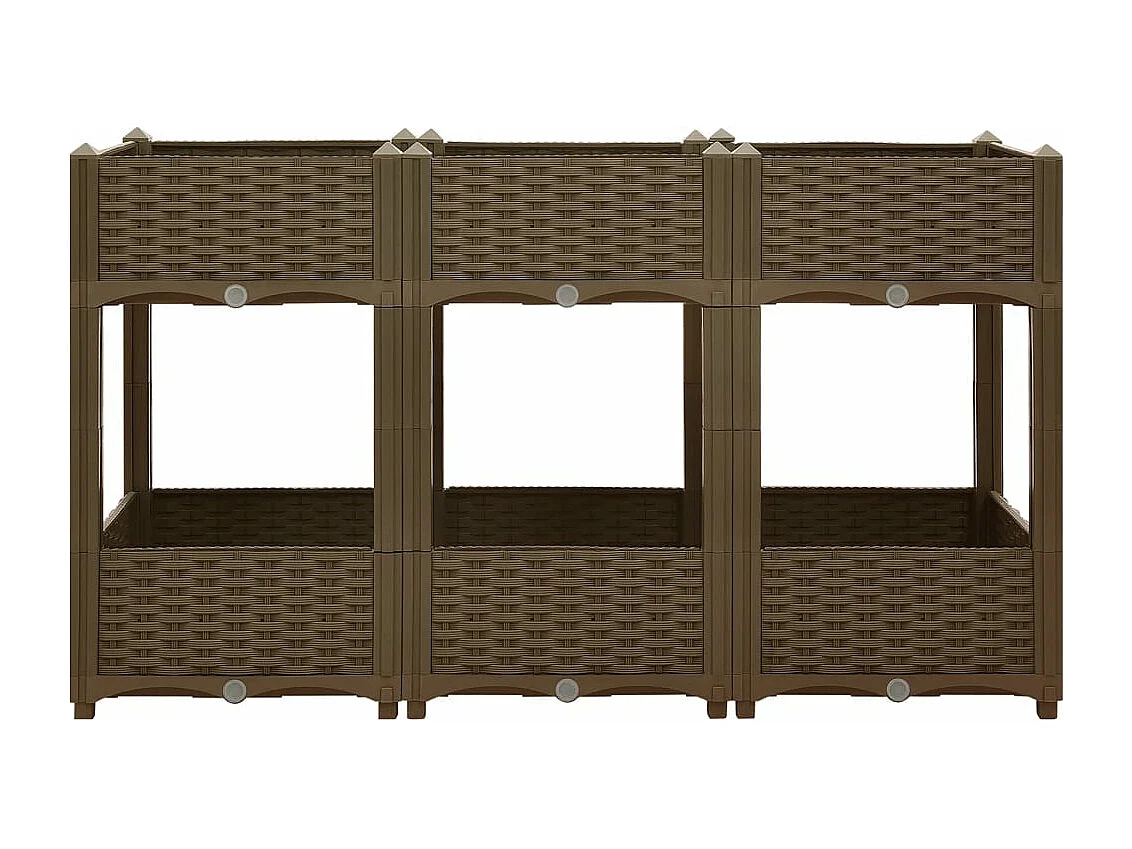 Lit surélevé 120x40x71 cm Polypropylène