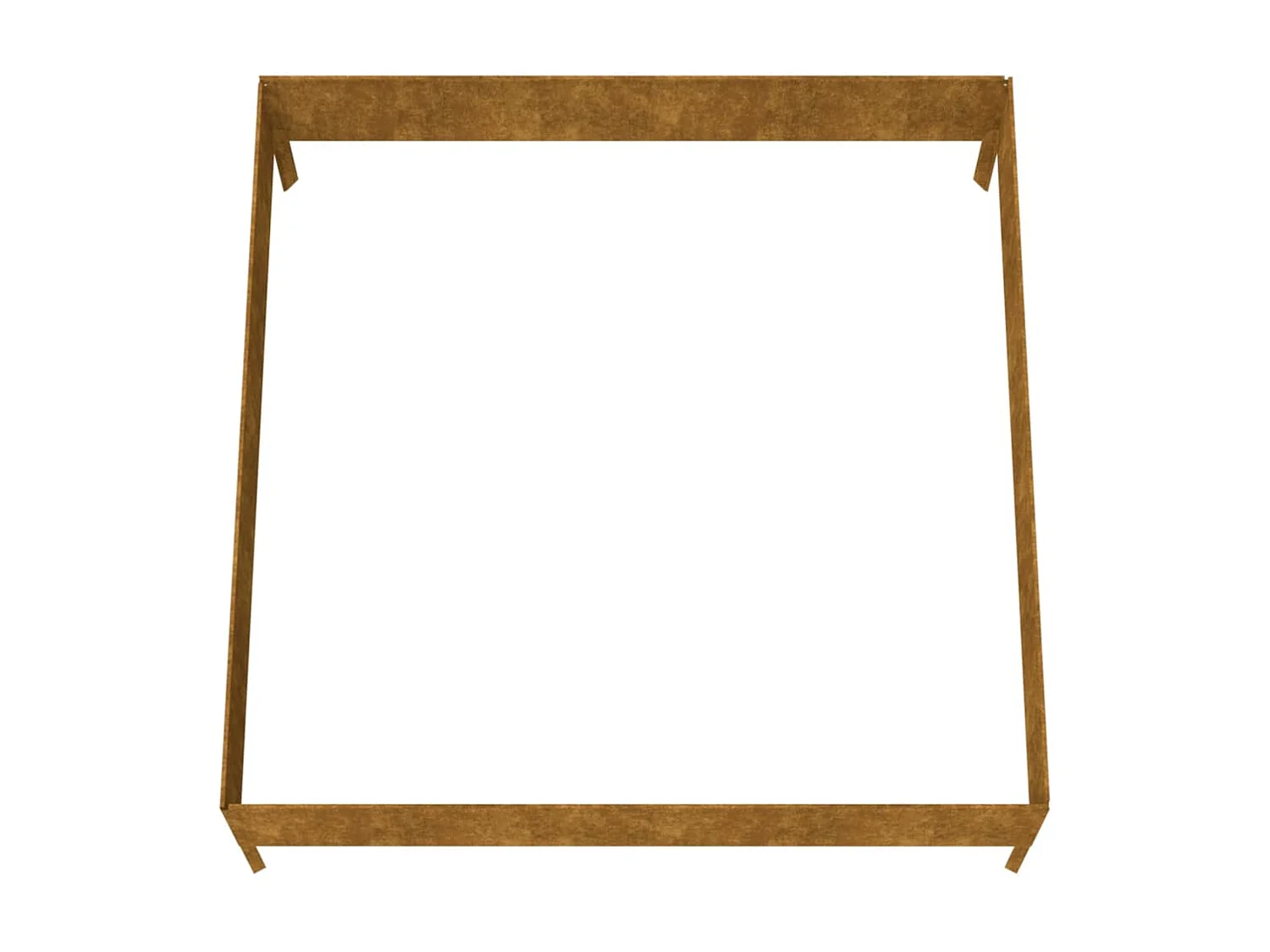 Jardinera acero corten 100x100x33,5 cm