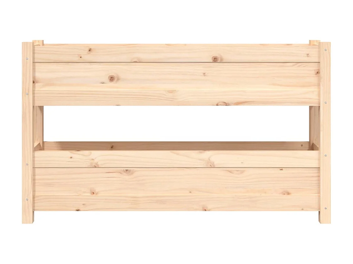 Jardinière 112x25x66 cm Bois massif de pin