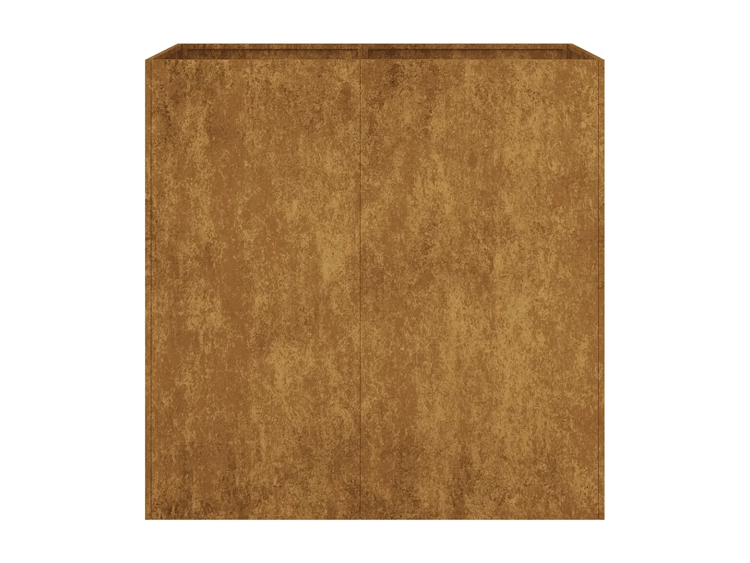 Jardinera de acero corten 80x40x80 cm