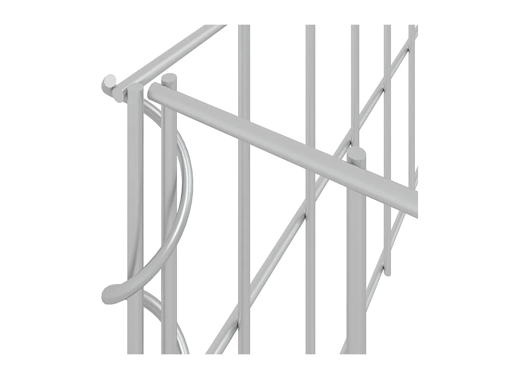 Arriate de gaviones de acero 200x100x20 cm