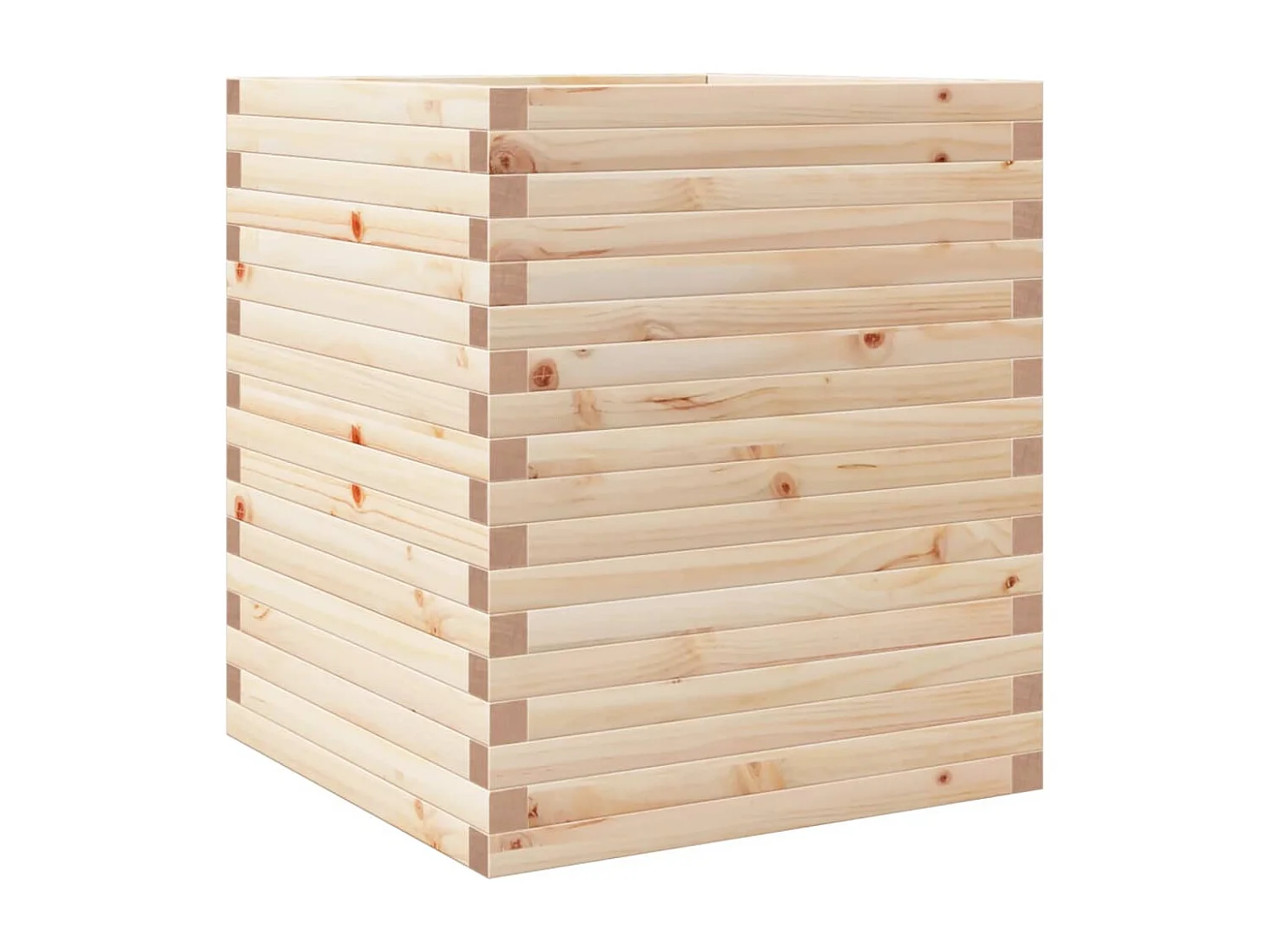 Jardinière 60x60x68,5 cm bois de pin massif