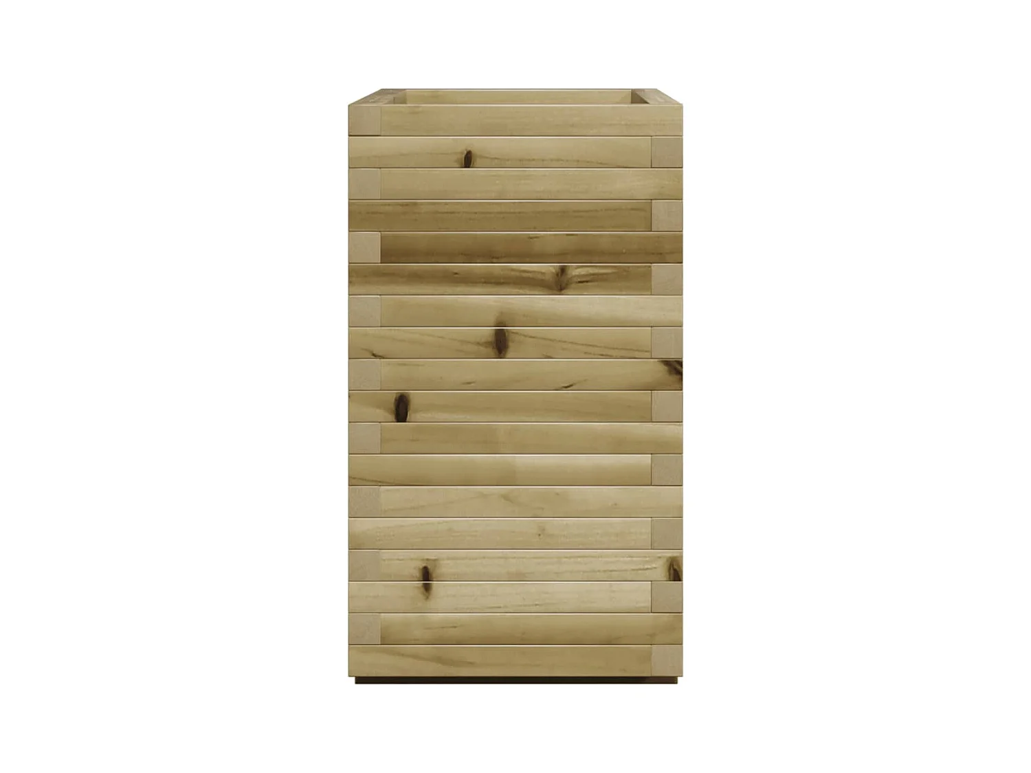 Jardinera madera de pino impregnada 70x40x72 cm