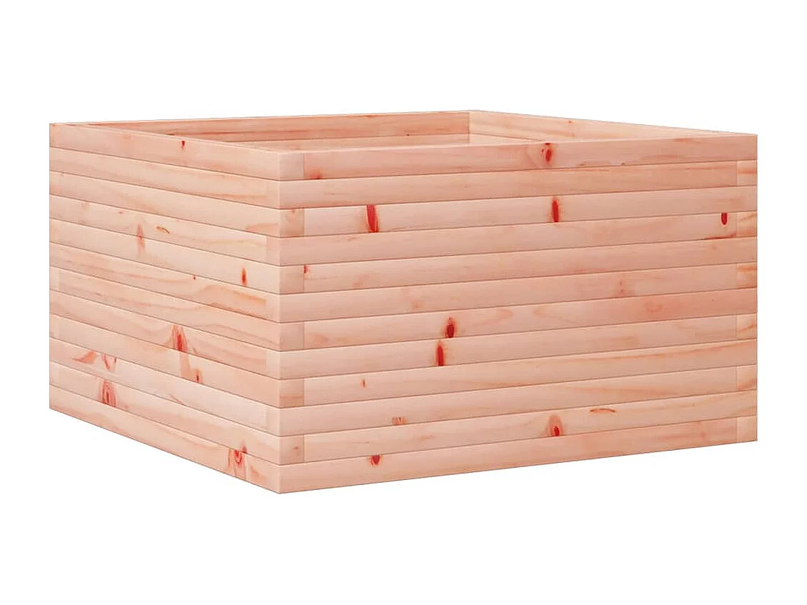 Jardinera madera maciza de abeto Douglas 80x80x45,5 cm