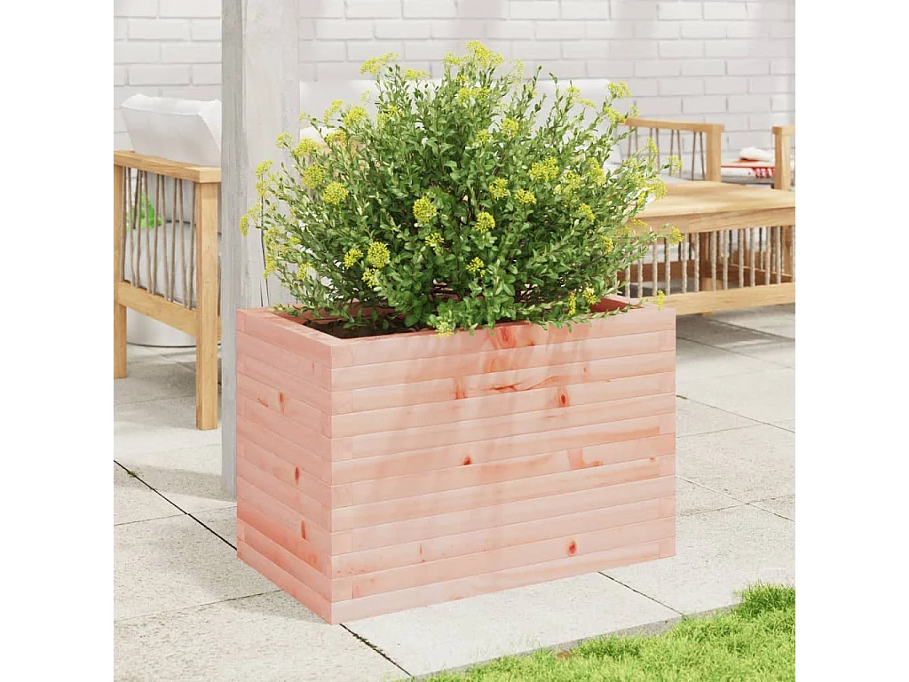 Jardinière 70x40x45,5 cm bois massif douglas