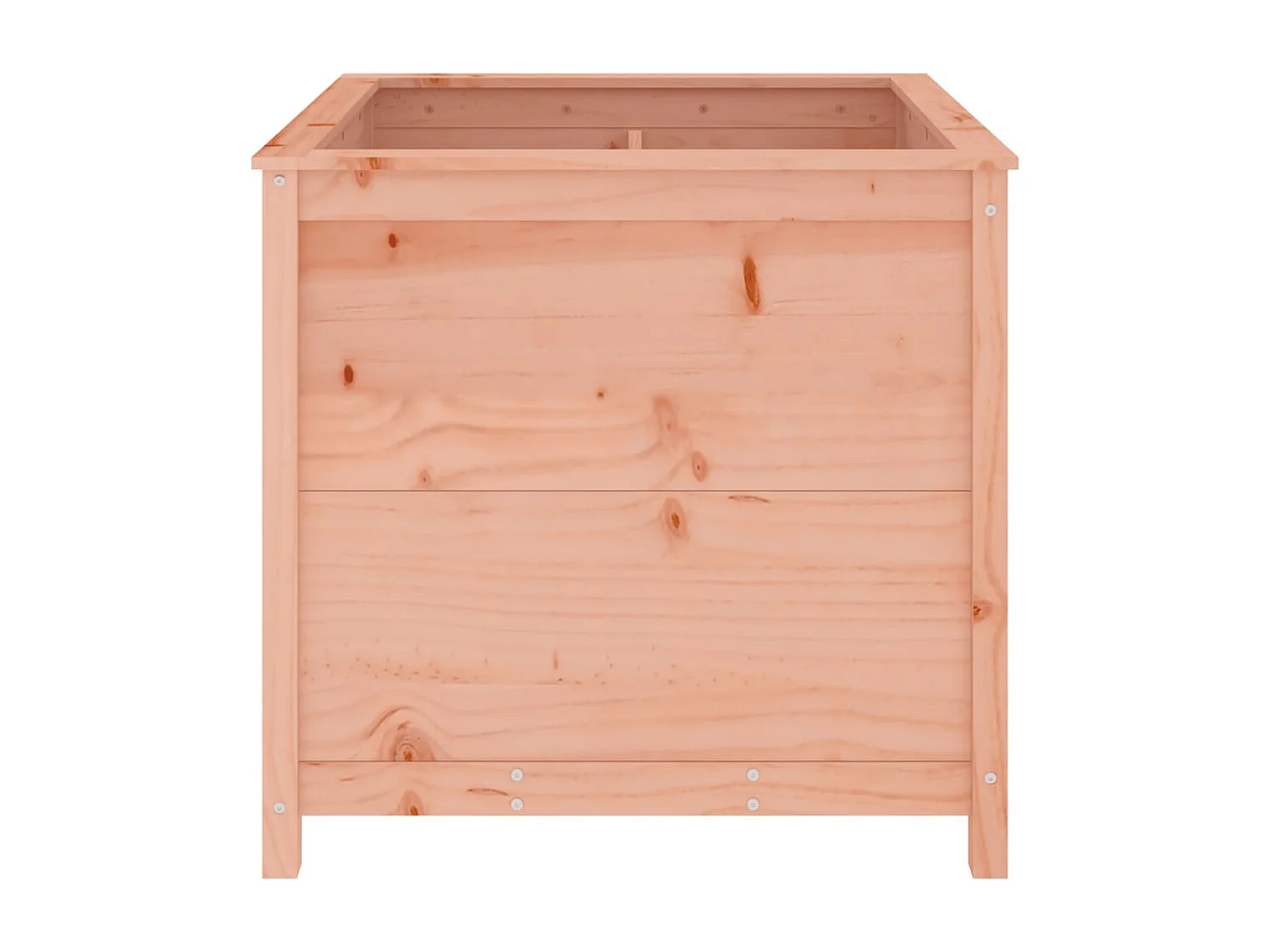 Vaso/floreira de jardim 82,5x82,5x78 cm madeira douglas maciça