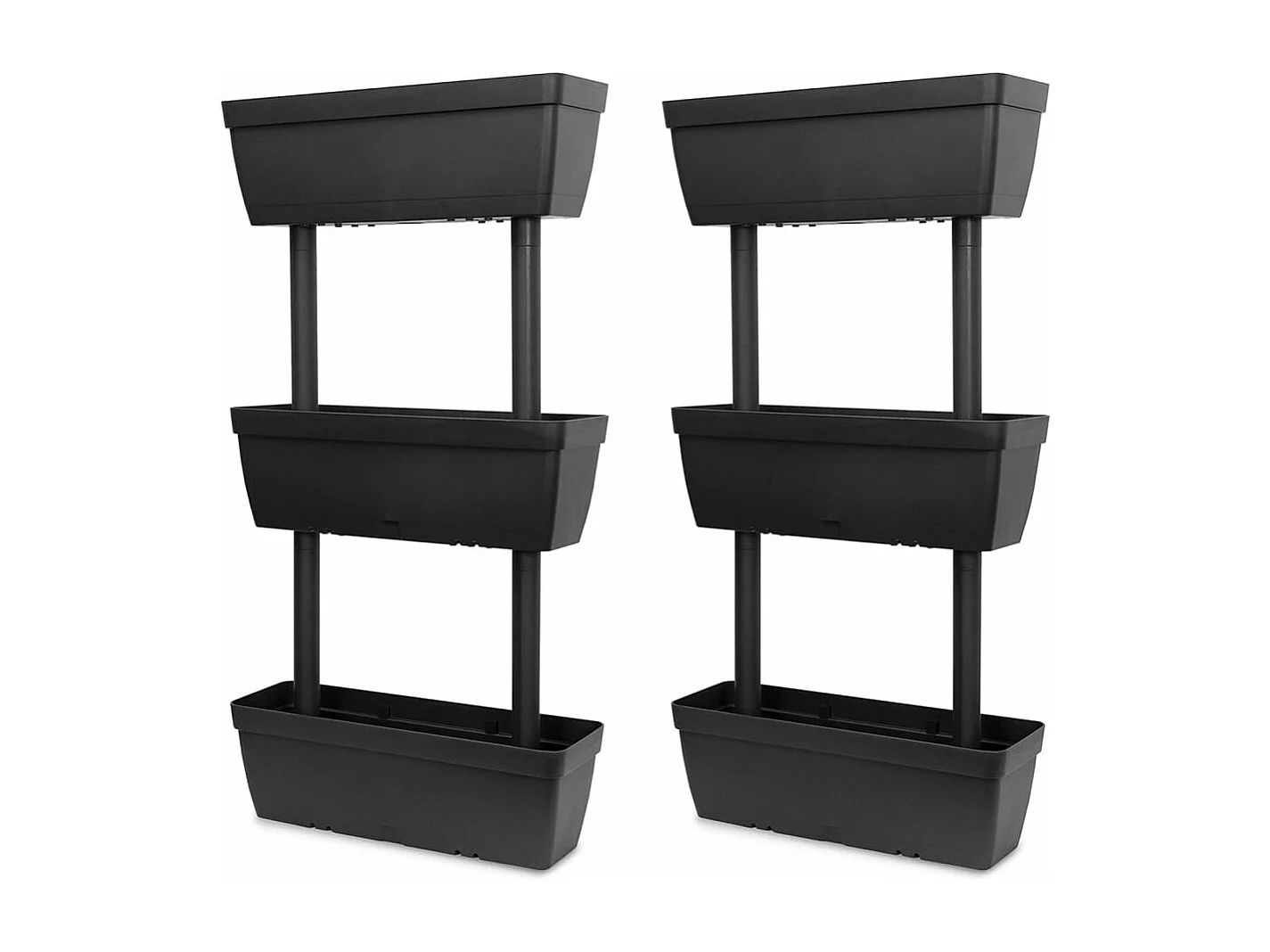 Jardinières 6 pièces 100 cm Anthracite