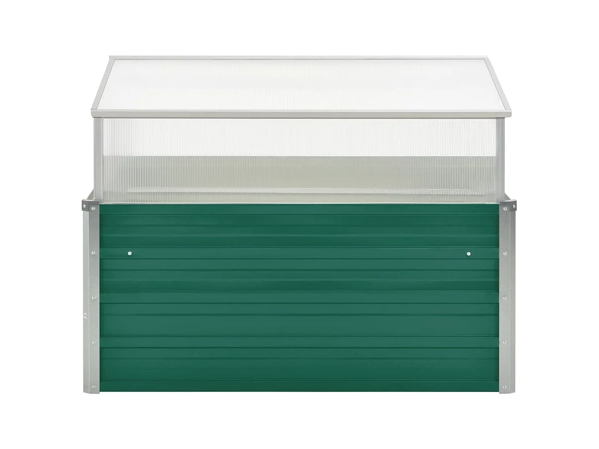Serre Vert 100x100x77 cm Acier galvanisé