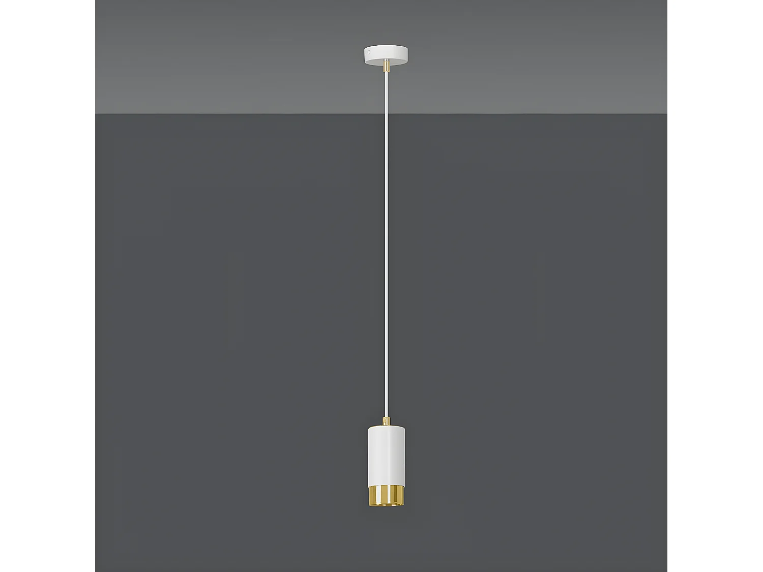 Suspension Fumiko 1, Blanc, 8x100x8 cm, Seven Design