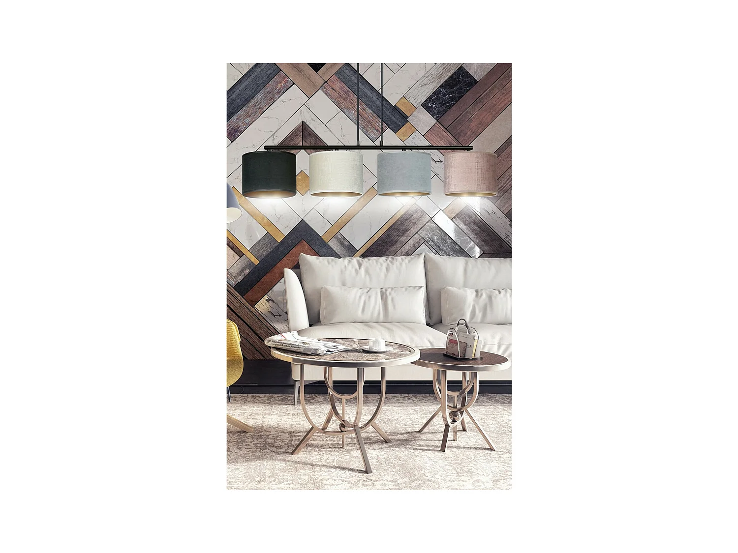 Suspension Hilde, Multicouleur, 97x100x18 cm, EPIKASA