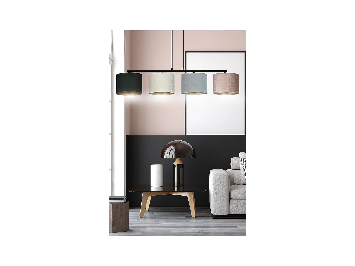 Suspension Hilde, Multicouleur, 97x100x18 cm, EPIKASA