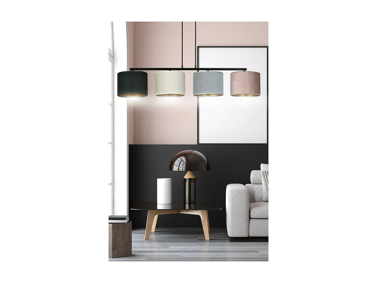 Lampada a Sospensione Hilde, Multicolore, 97x100x18 cm, Seven Design