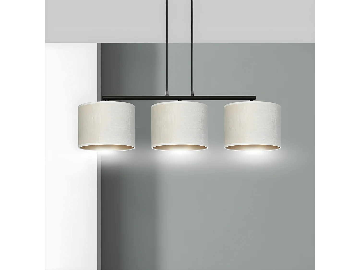 Suspension Hilde, Blanc, 72x100x18 cm, Seven Design