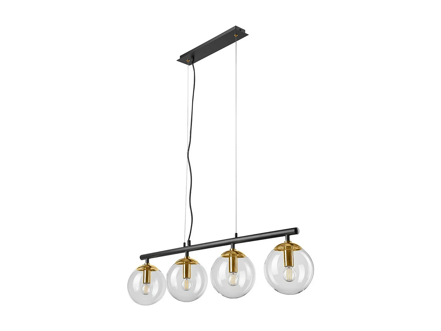 Suspension Eloise, Laiton, 96x20x150 cm, Seven Design
