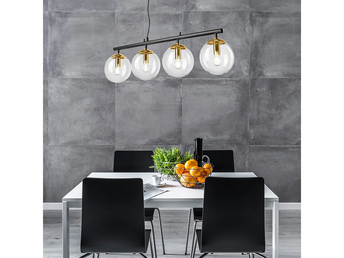 Suspension Eloise, Laiton, 96x20x150 cm, Seven Design