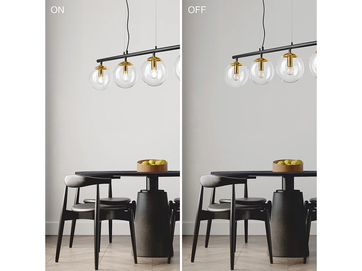 Suspension Eloise, Laiton, 96x20x150 cm, Seven Design