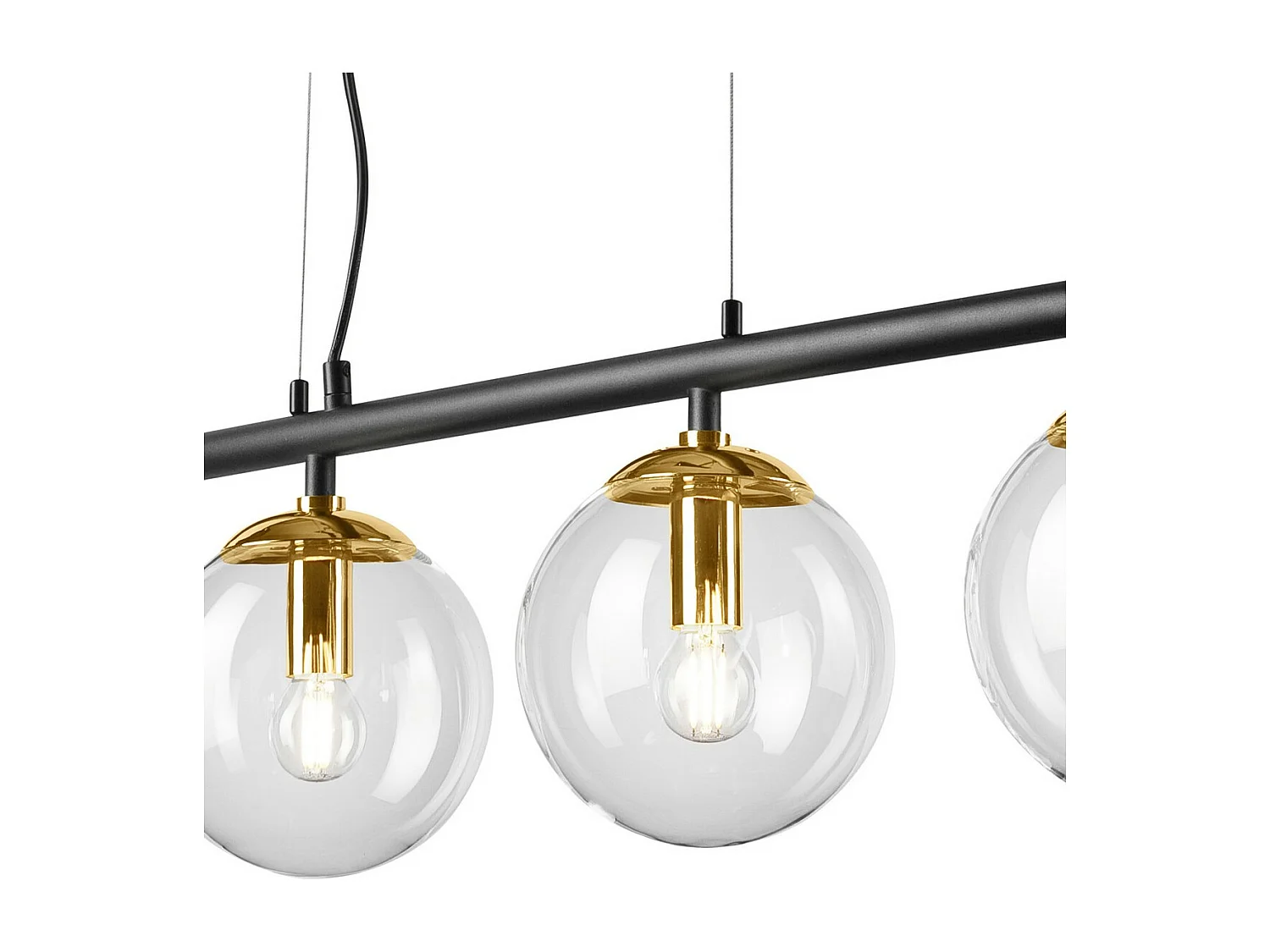 Suspension Eloise, Laiton, 96x20x150 cm, Seven Design