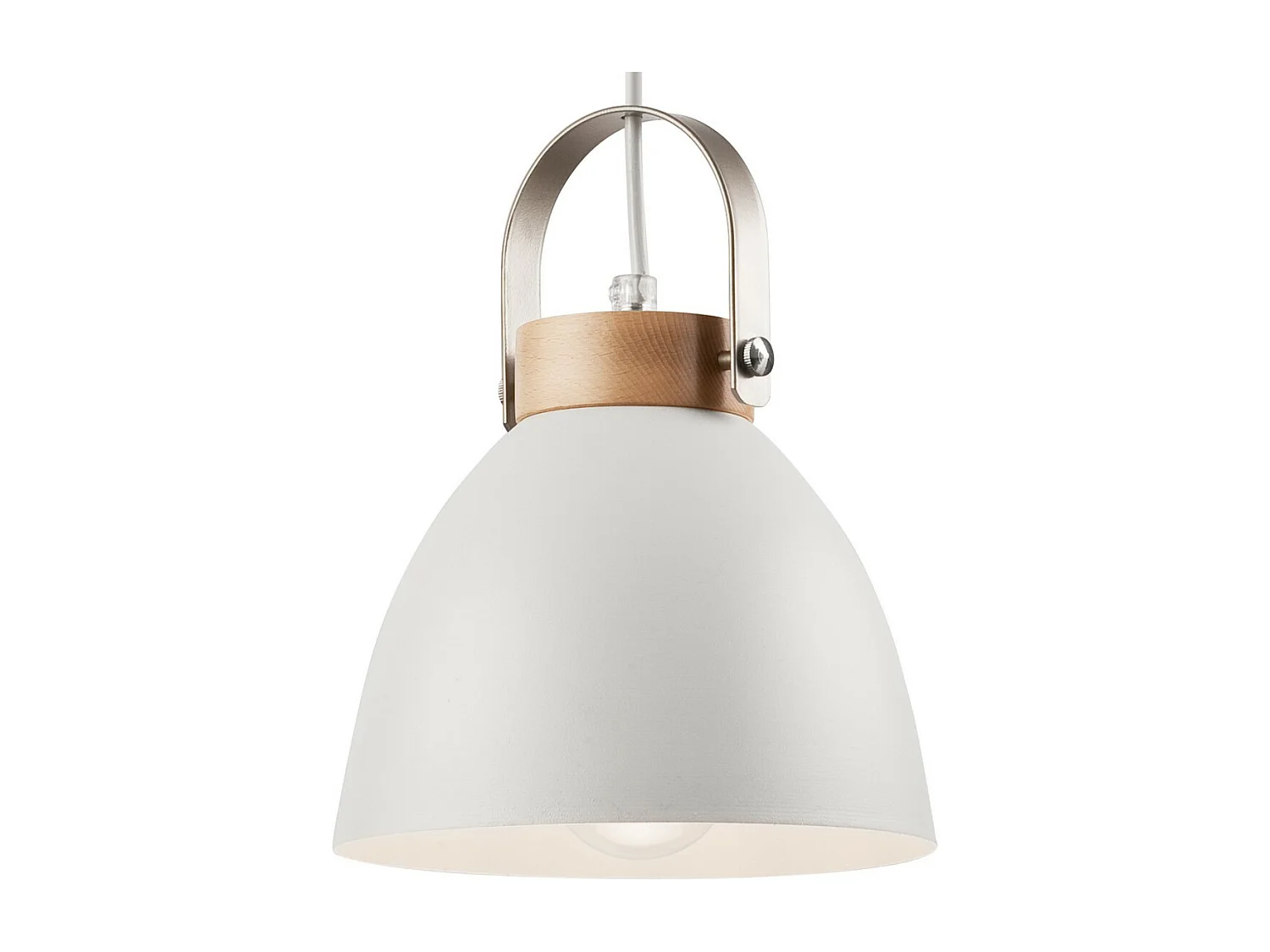 Hanglamp Danielle, Wit, 18x18x81 cm, Seven Design