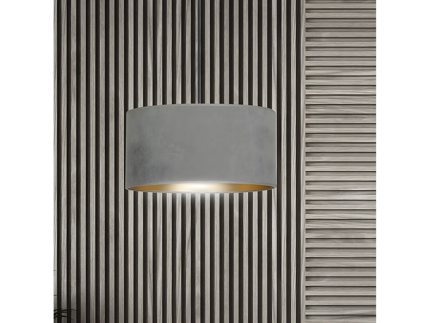 Hanglamp Hilde, Grijs, 35x100x35 cm, Seven Design