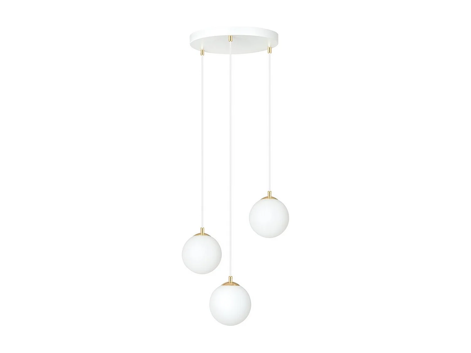 Hanglamp Royal, Wit, 40x100x40 cm, Seven Design
