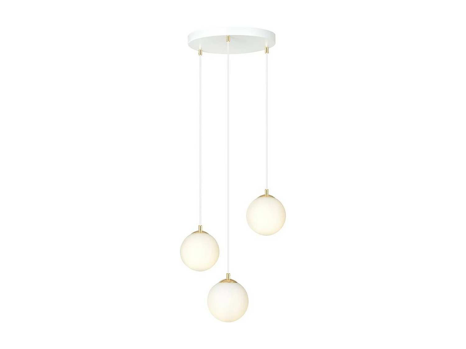 Lampa Wisząca Royal 2, Biały, 40x100x40 cm, Seven Design