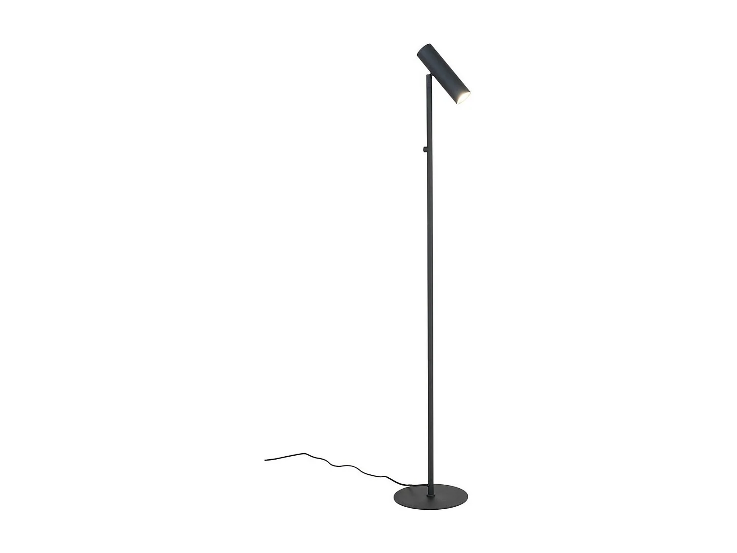 Lampada da Terra Parigi, Nero, 25x25x150 cm, EPIKASA