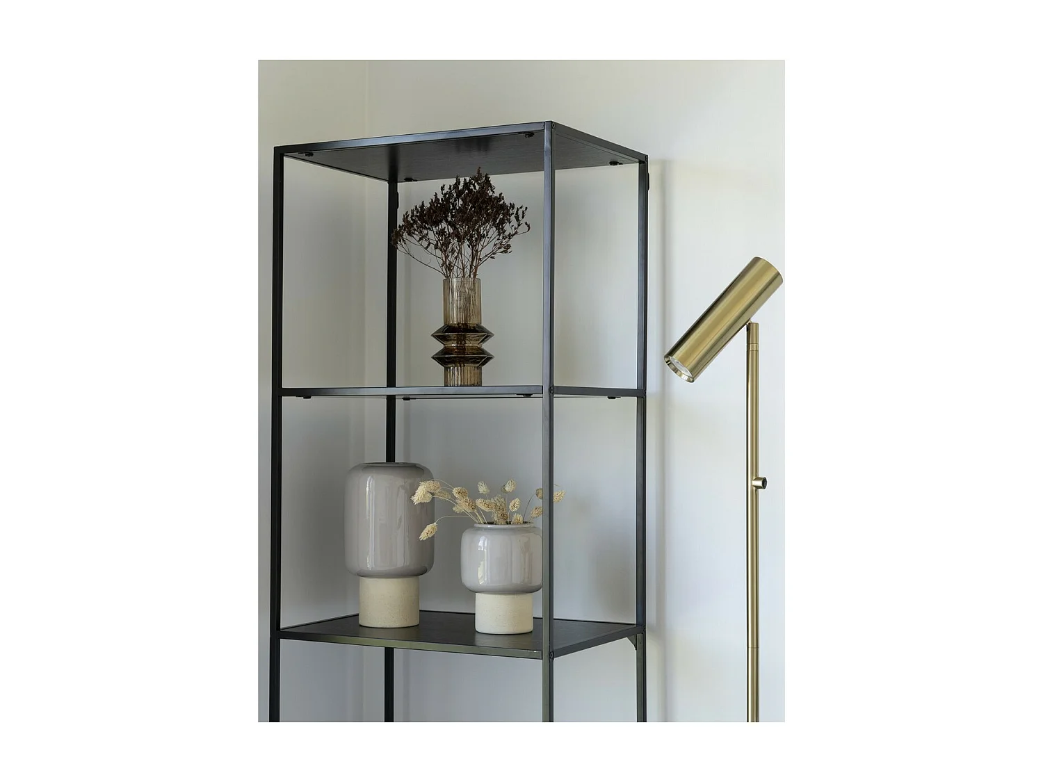 Staande Lamp Parijs, Messing, 25x25x150 cm, EPIKASA