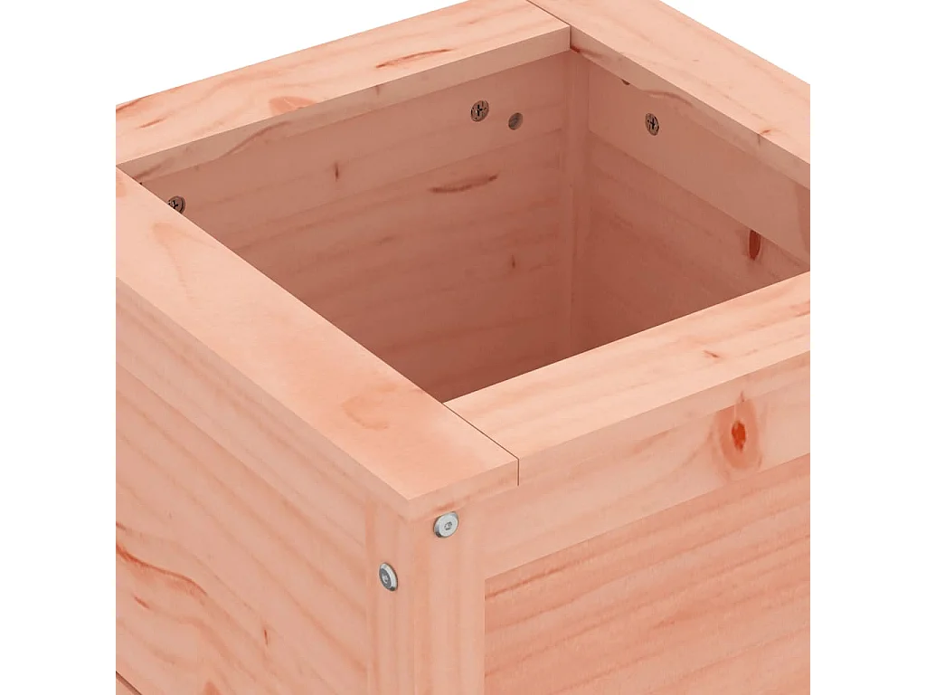 Jardinera madera maciza de abeto Douglas 40x40x39 cm