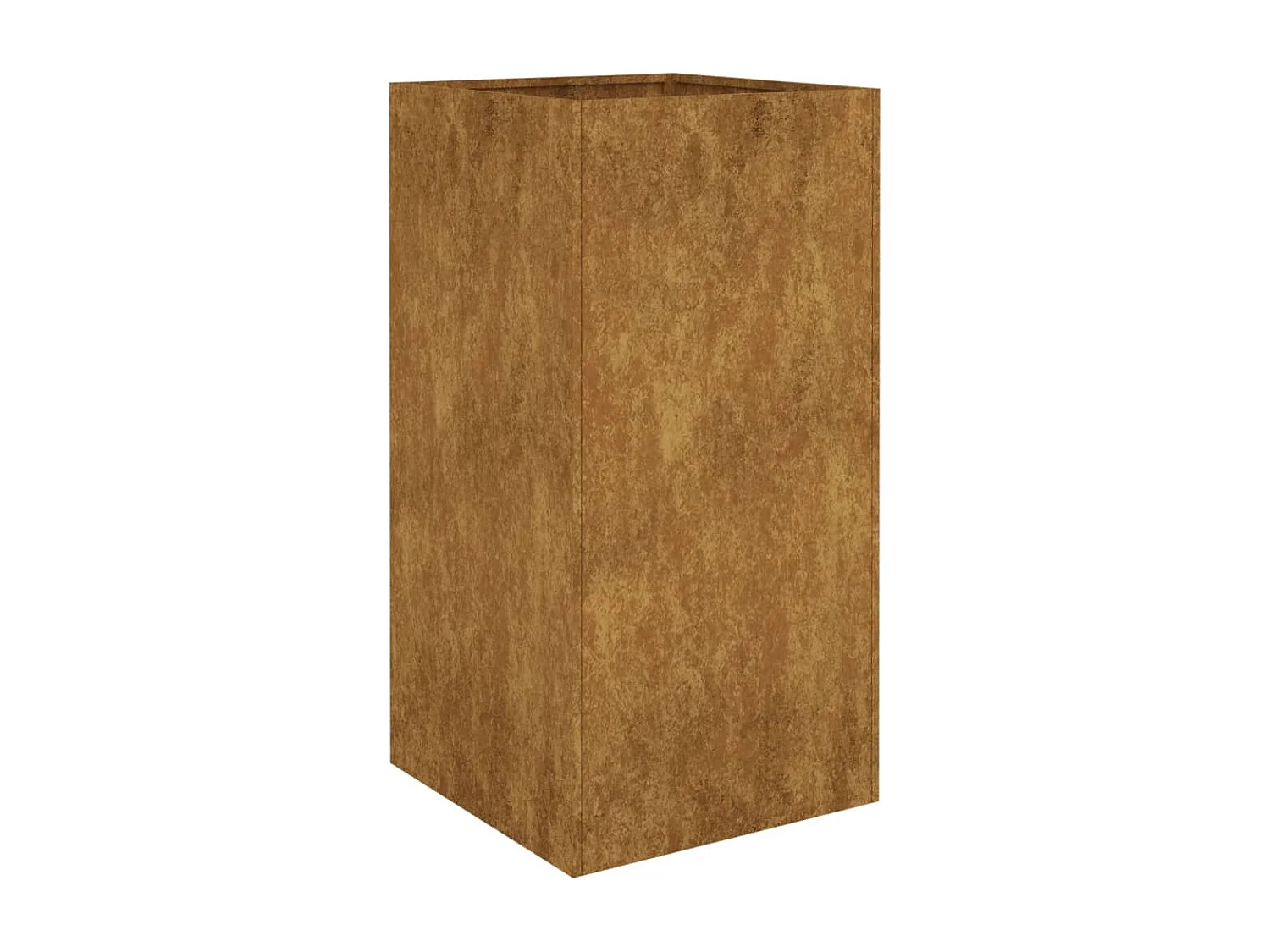 Jardinière 40x40x80 cm acier corten