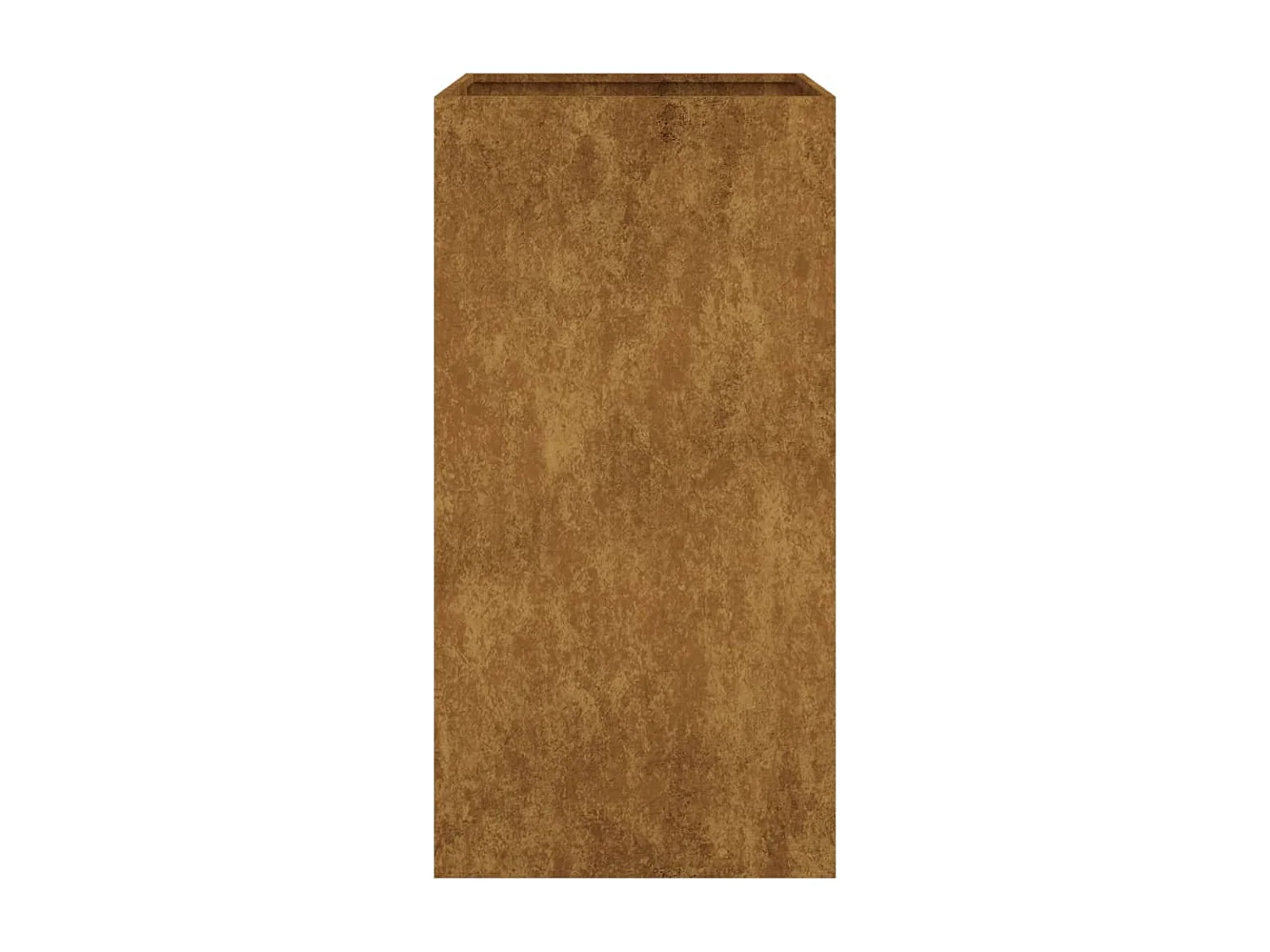 Jardinière 40x40x80 cm acier corten