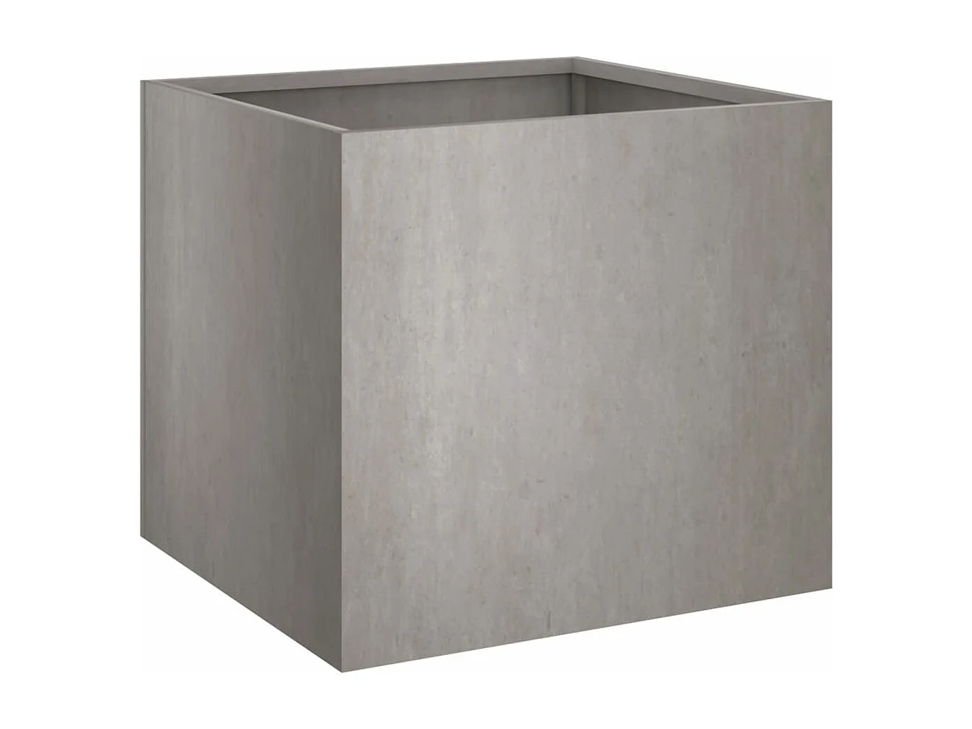 Vaso/floreira 32x30x29 cm aço corten