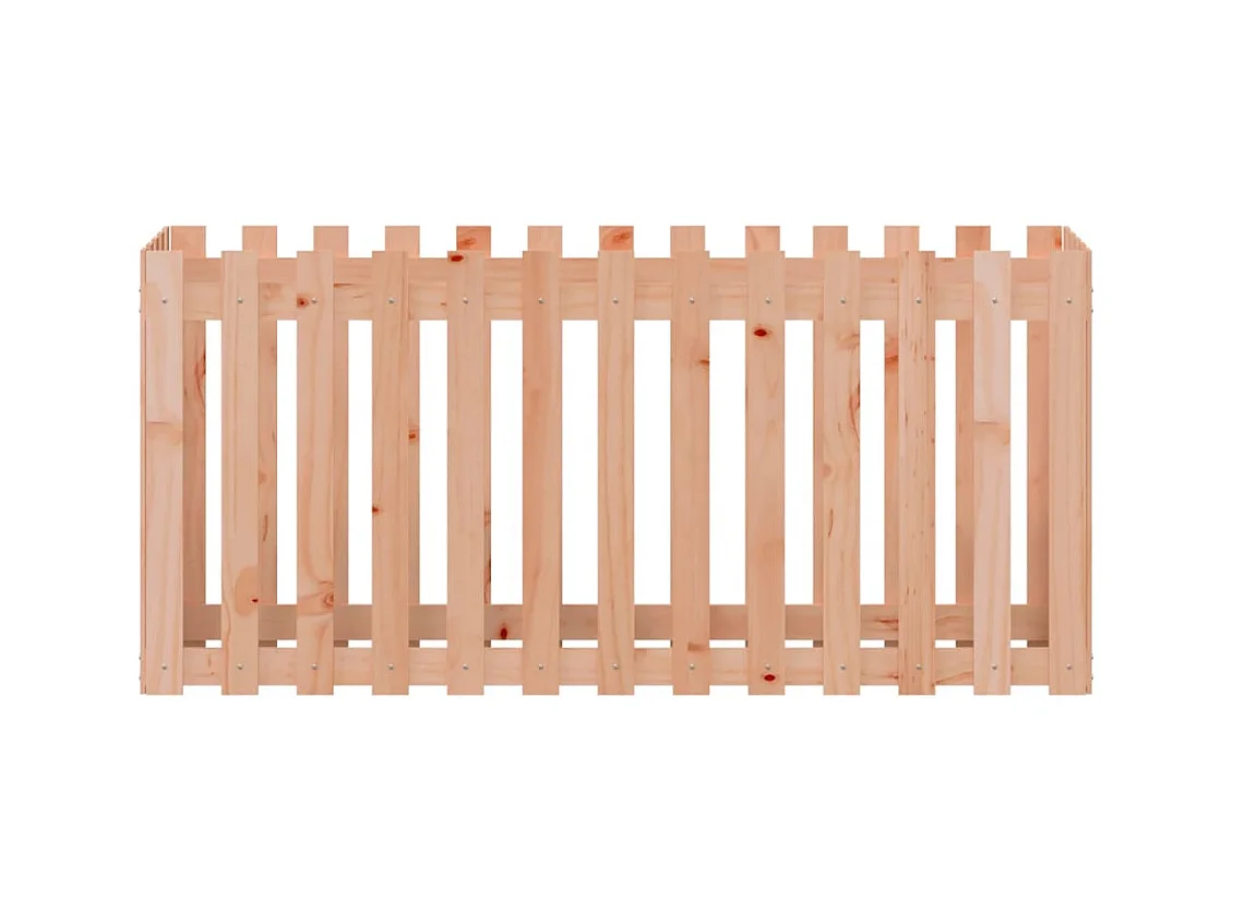 Arriate elevado jardín valla madera maciza Douglas 150x50x70 cm