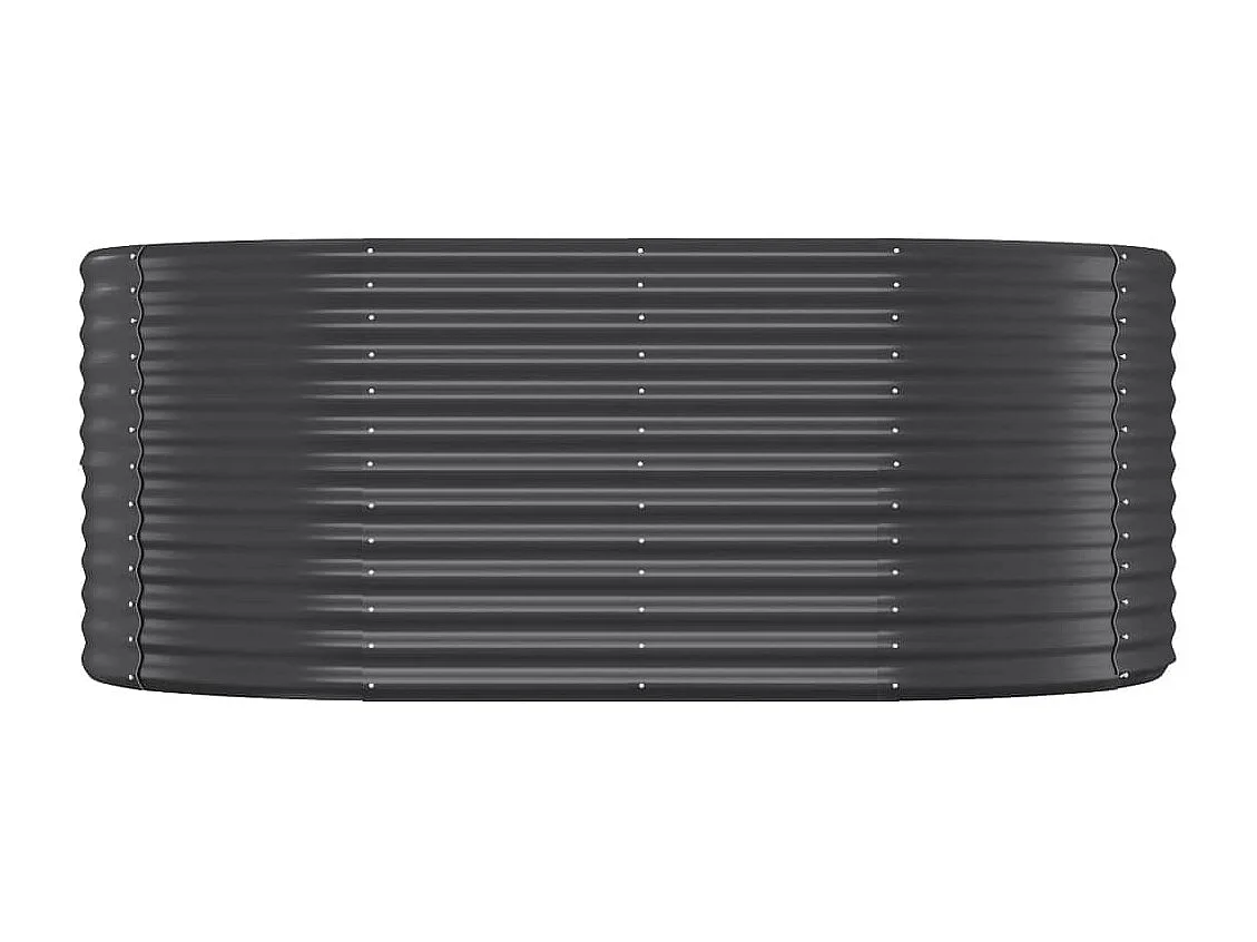 Lit surélevé de jardin Acier enduit de poudre Anthracite