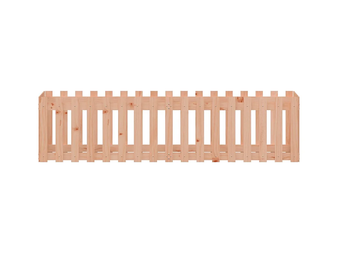Arriate elevado jardín valla madera maciza Douglas 200x50x50 cm