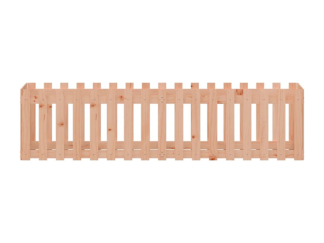 Arriate elevado jardín valla madera maciza Douglas 200x50x50 cm