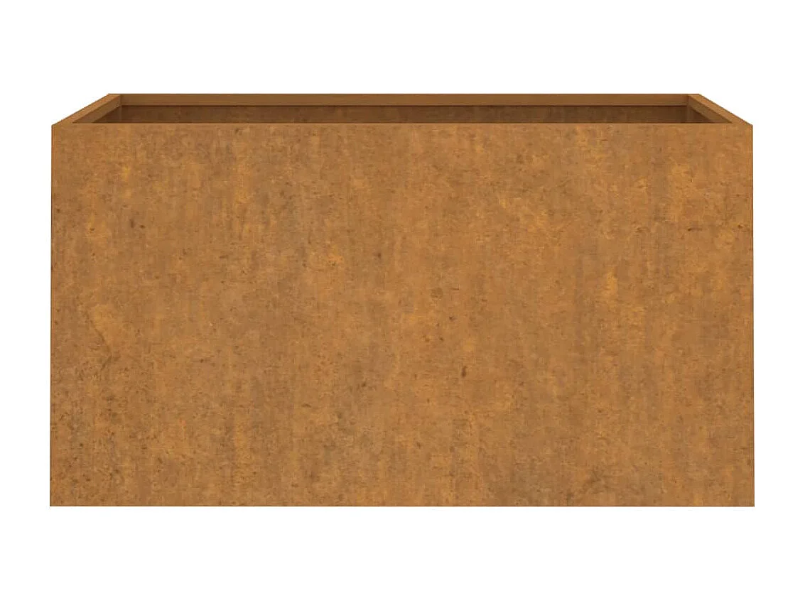 Jardinière 62x40x39 cm acier corten