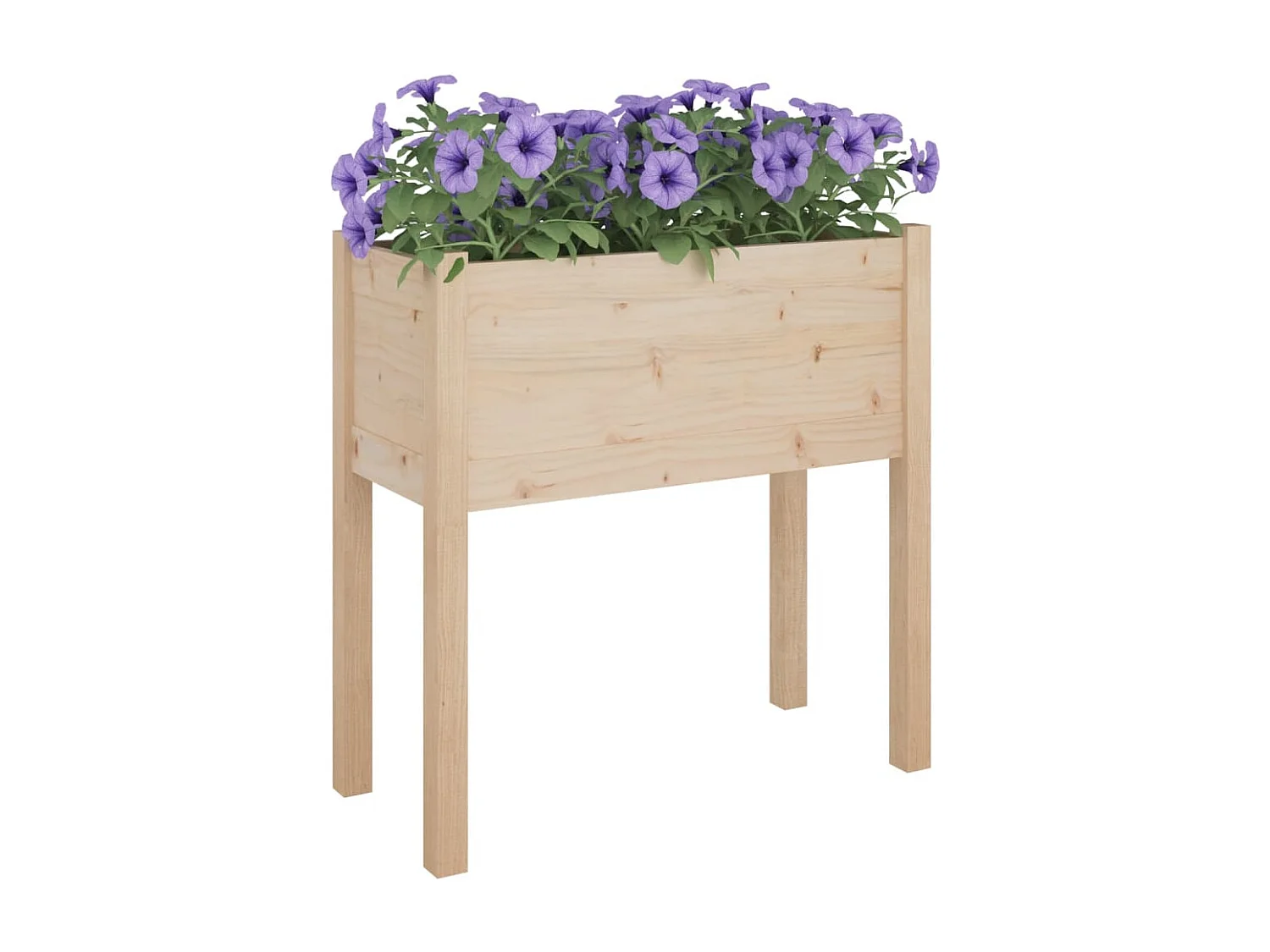 Jardinières 2 pièces 70x31x70 cm Bois de pin massif