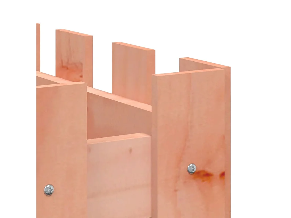 Arriate elevado jardín valla madera maciza Douglas 150x30x30 cm