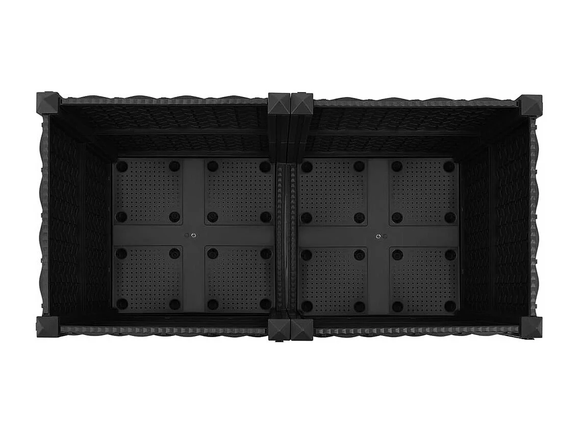 Canteiro elevado 80x40x38 cm polipropileno