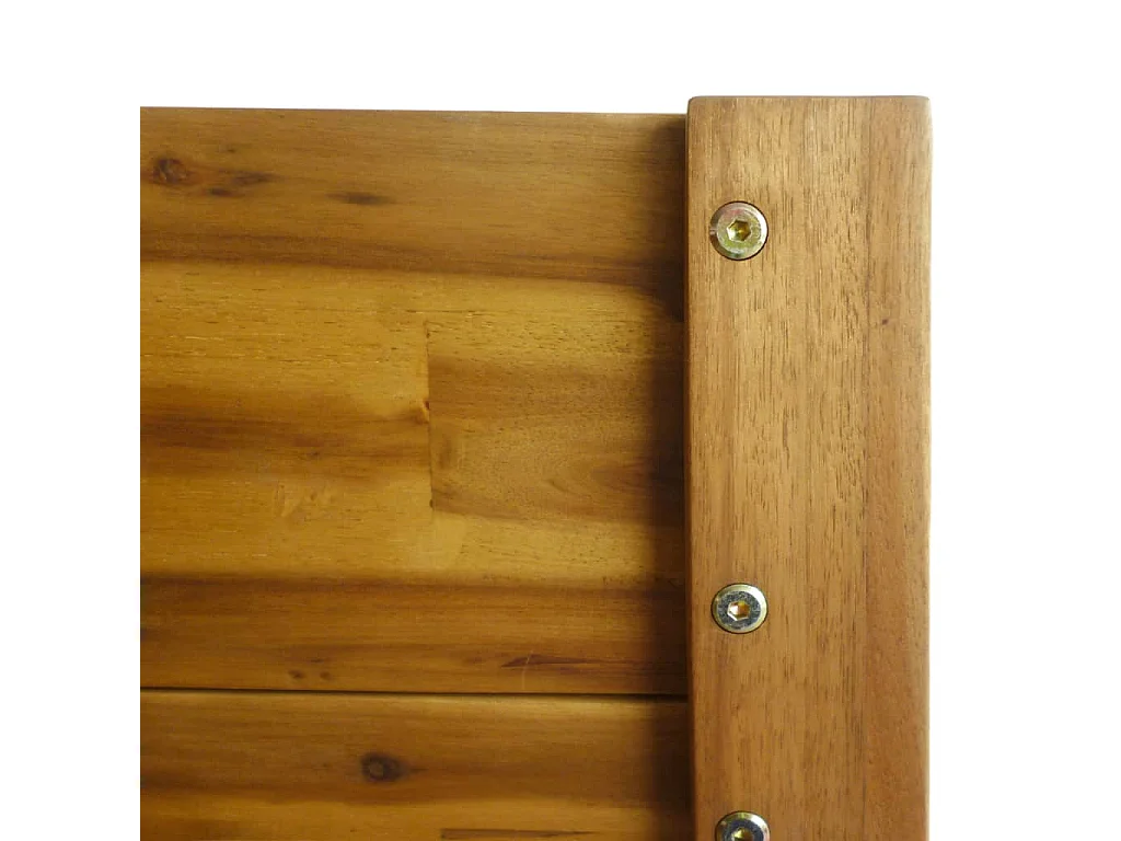 Lit surélevé de jardin Bois massif d'acacia