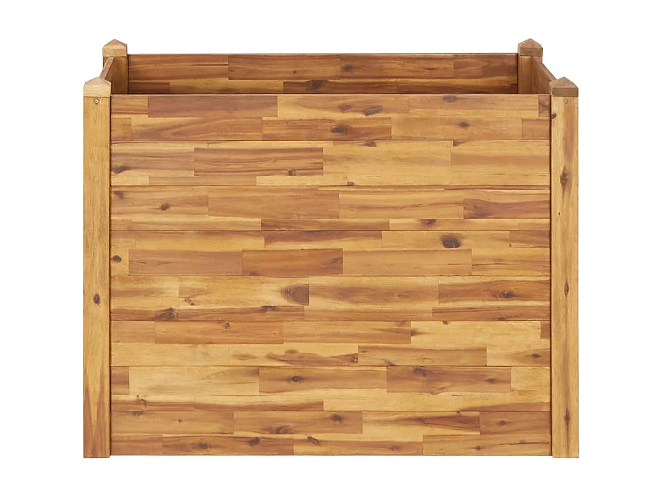 Arriate de madera maciza de acacia 110x60x84 cm