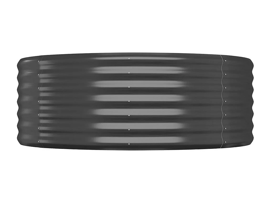 Lit surélevé de jardin Acier enduit de poudre Anthracite