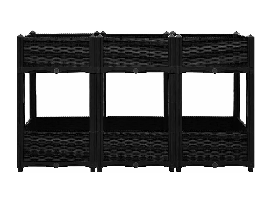 Canteiro elevado 120x40x71 cm polipropileno